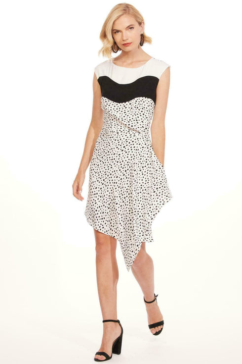 Luna Mini Dress - Terazzo Dot